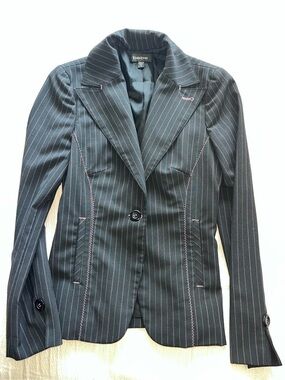 Rare Bebe y2k Black & Pink Blazer